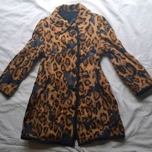 Vintage leopard coat